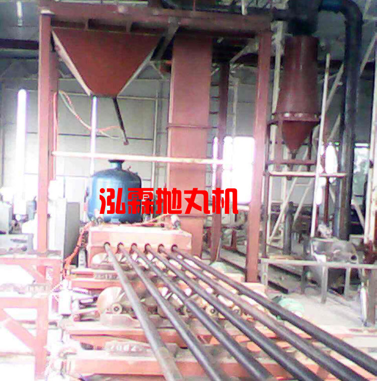 鋼管內(nèi)壁噴砂除銹拋丸機設(shè)備 鋼管內(nèi)壁噴砂除銹拋丸機設(shè)備