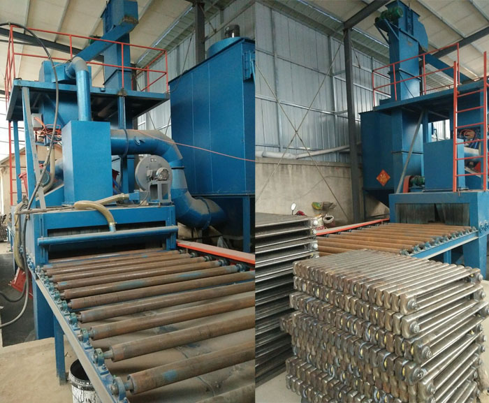 使用過程當(dāng)中的拋丸機 使用過程當(dāng)中的拋丸機