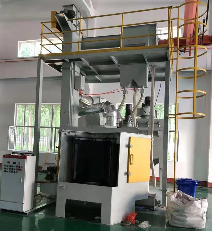 轉(zhuǎn)臺式拋丸機(jī) 轉(zhuǎn)臺式拋丸機(jī)